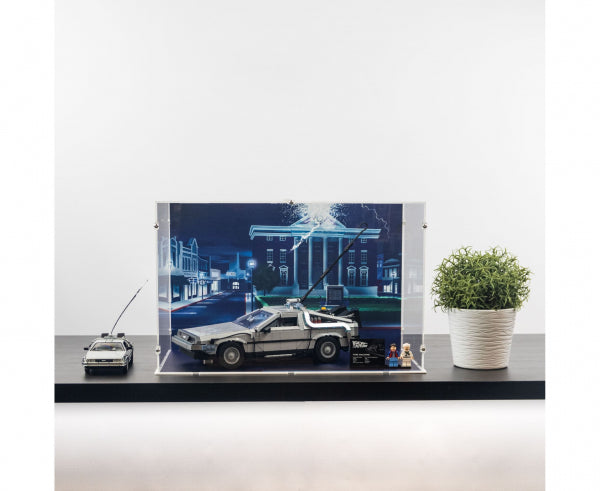 10300 DeLorean die Zeitmaschine aus Zurück in die Zukunft - Acryl Vitrine (groß)