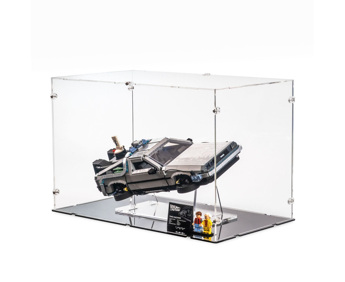 10300 DeLorean Time Machine from Back to the Future - Acrylic Display Case (Large)