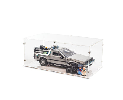 10300 DeLorean Time Machine from Back to the Future - Acrylic Display Case (Small)