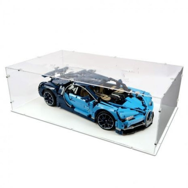 42083 Bugatti Chiron / 42096 Porsche 911 RSR - Acrylic Display Case for Lego