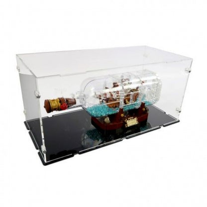21313 / 92177 Schiff in der Flasche - Acryl Vitrine Lego