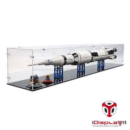 21309 / 92176 NASA Saturn V (Horizontal) Acrylic Display Case Lego