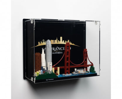 21043 San Francisco - Acryl Wand Vitrine