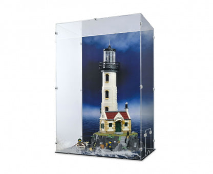 21335 Motorisierter Leuchtturm - Acryl Vitrine Lego