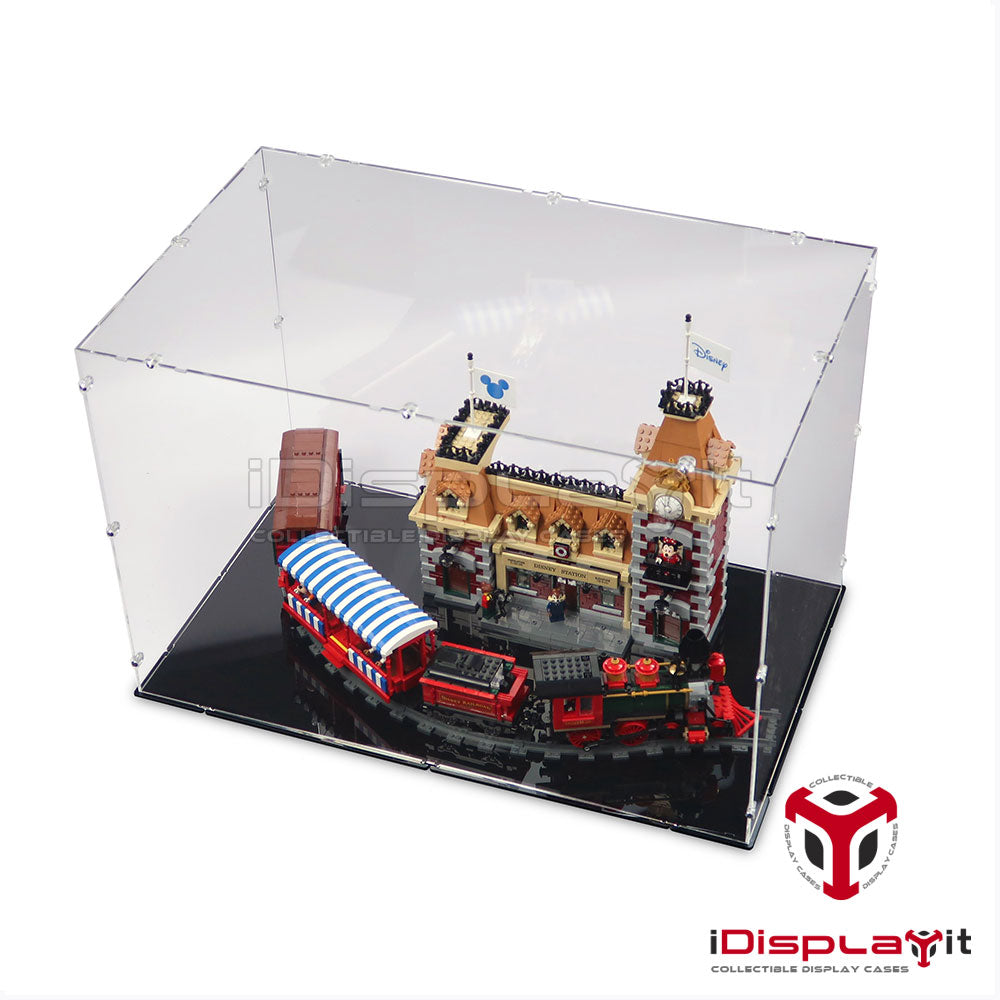 71044 Disney Zug mit Bahnhof - Acryl Vitrine Lego