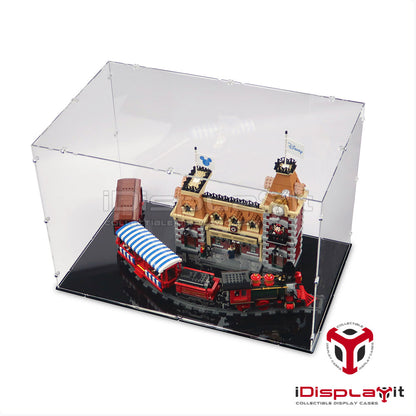 71044 Disney Zug mit Bahnhof - Acryl Vitrine Lego