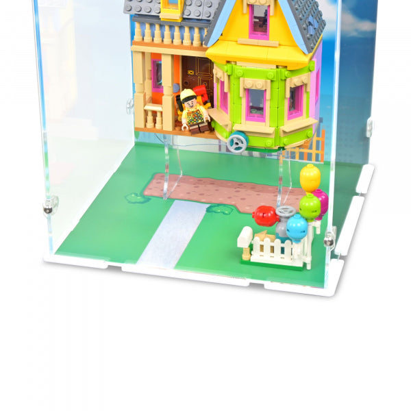 43217 Carls Haus aus "Oben" - XL  Acryl Vitrine & Ständer & Vinylhintergrund