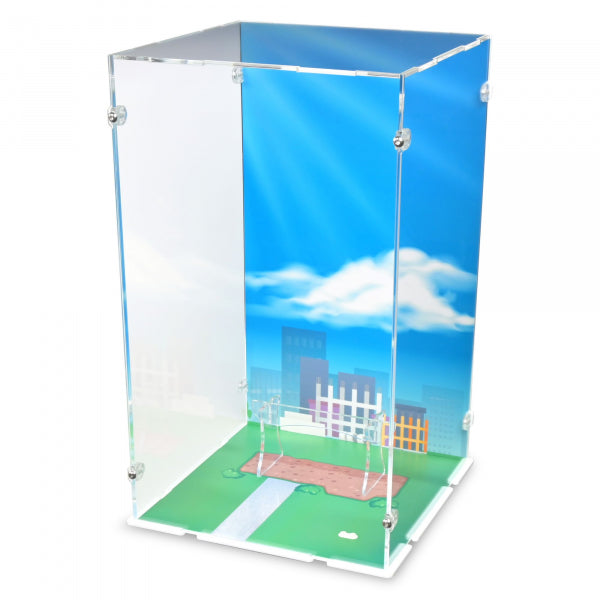 43217 Carls Haus aus "Oben" - XL  Acryl Vitrine & Ständer & Vinylhintergrund