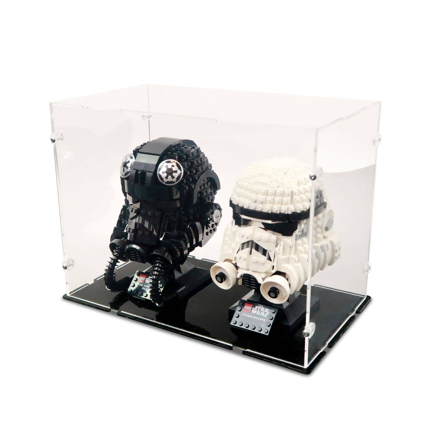 2x Star Wars Helmets - Acrylic Display Case Lego
