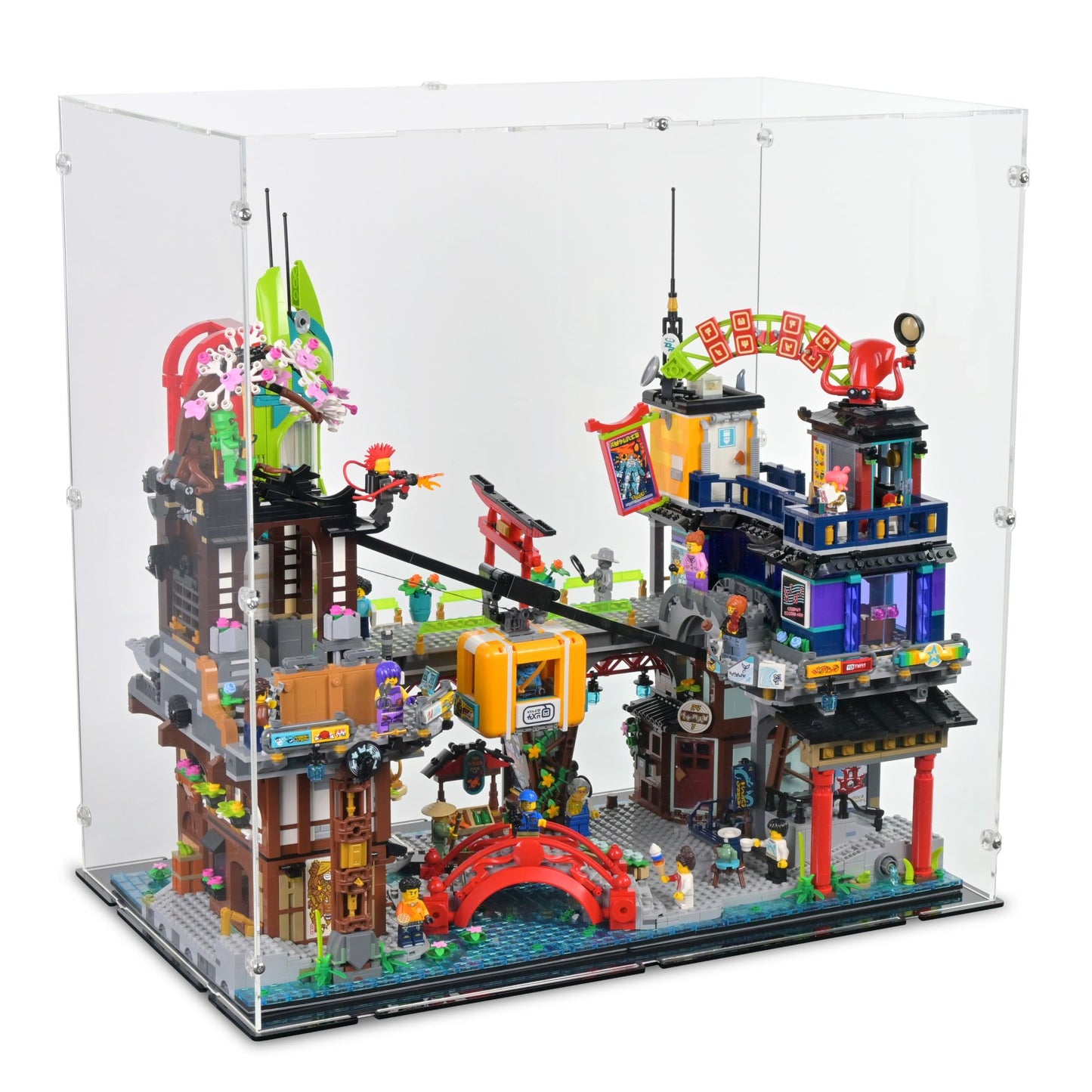 71799 Ninjago City Markets - Acrylic Display Case for Lego