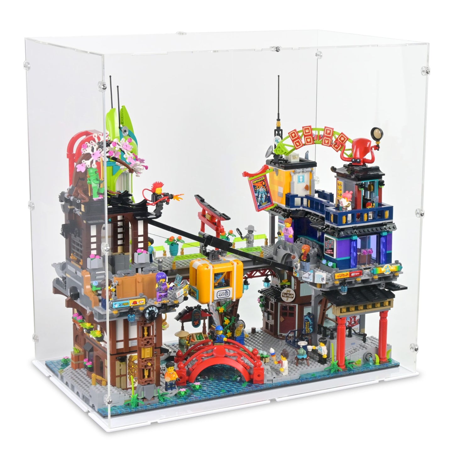 71799 Ninjago City Markets - Acrylic Display Case for Lego
