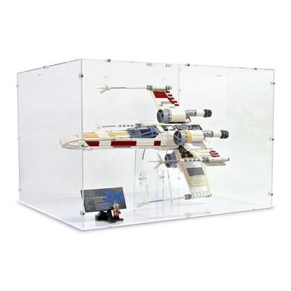 75355 X-Wing Starfighter Horizontal & Stand - Acrylic Display Case Lego