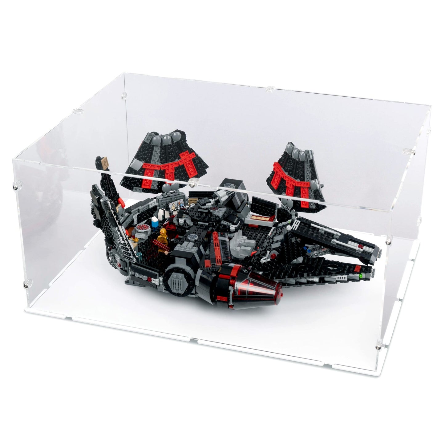 75389 Dunkler Millennium Falke (XL) - Acryl Vitrine Lego