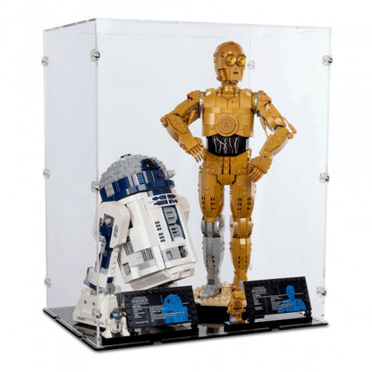 75398 / 75379 C-3PO & R2D2 - Lego Acryl Vitrine