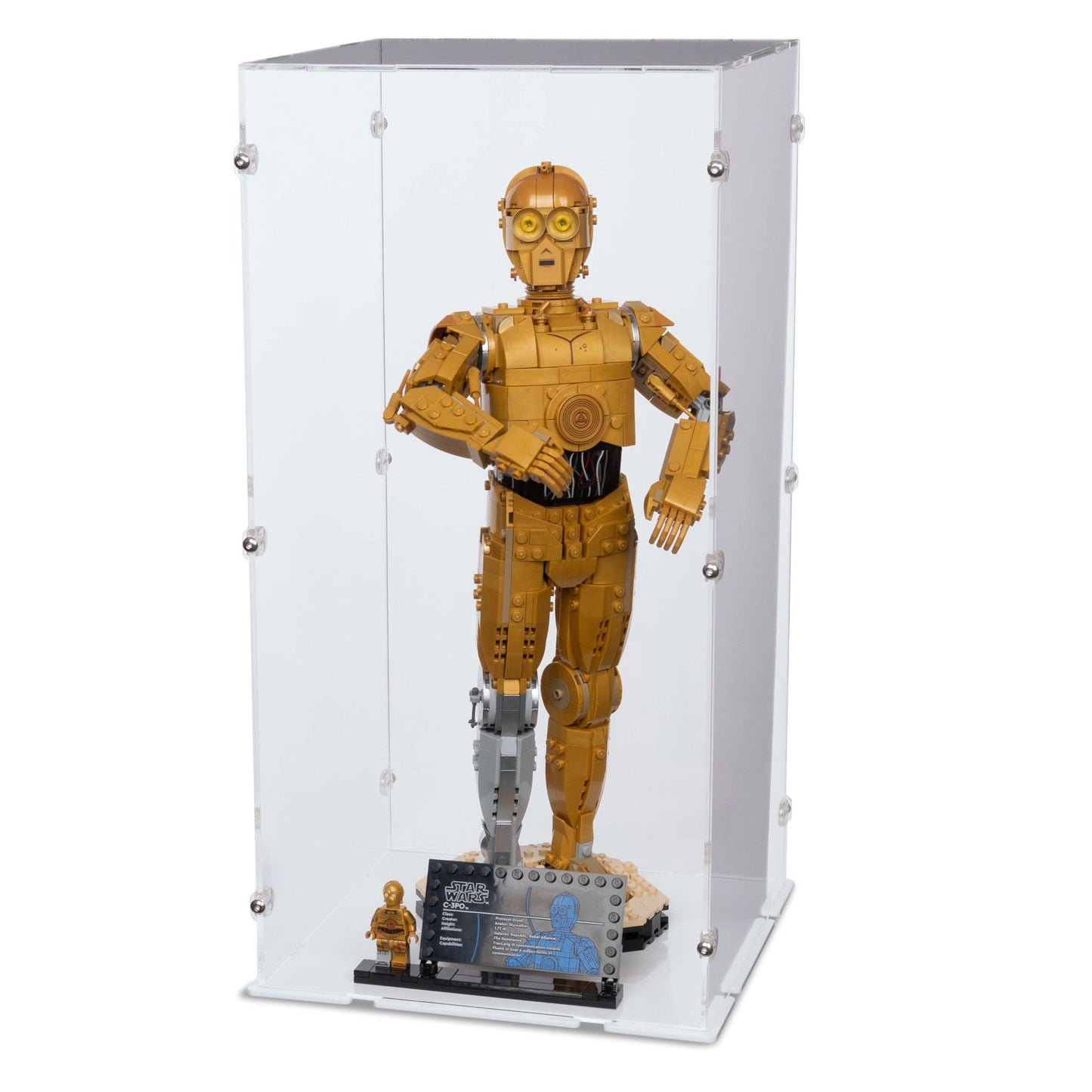 75398 C-3PO - Acryl Vitrine Lego