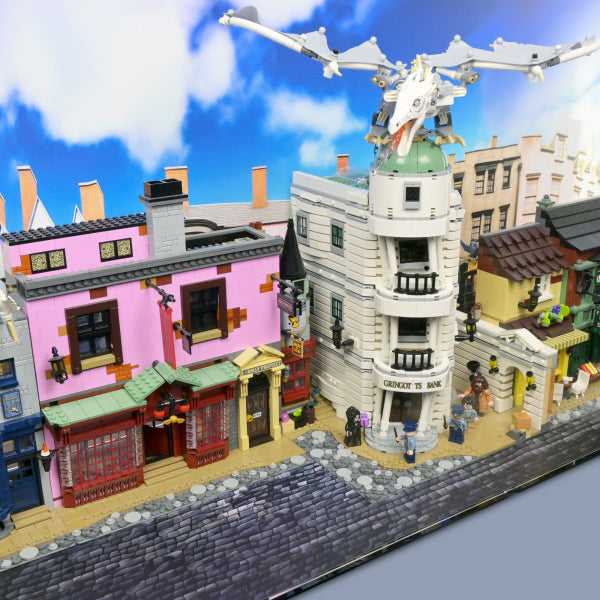 75978 / 76417 Winkelgasse & Gringotts Zaubererbank - Acryl Vitrine Lego