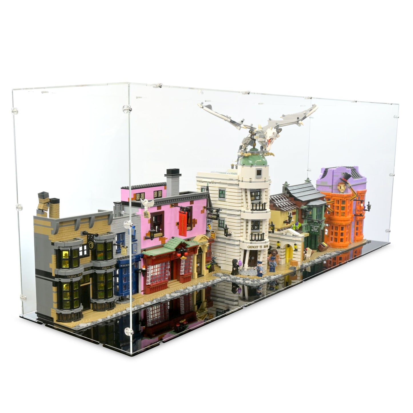 75978 / 76417 Winkelgasse & Gringotts Zaubererbank - Acryl Vitrine Lego
