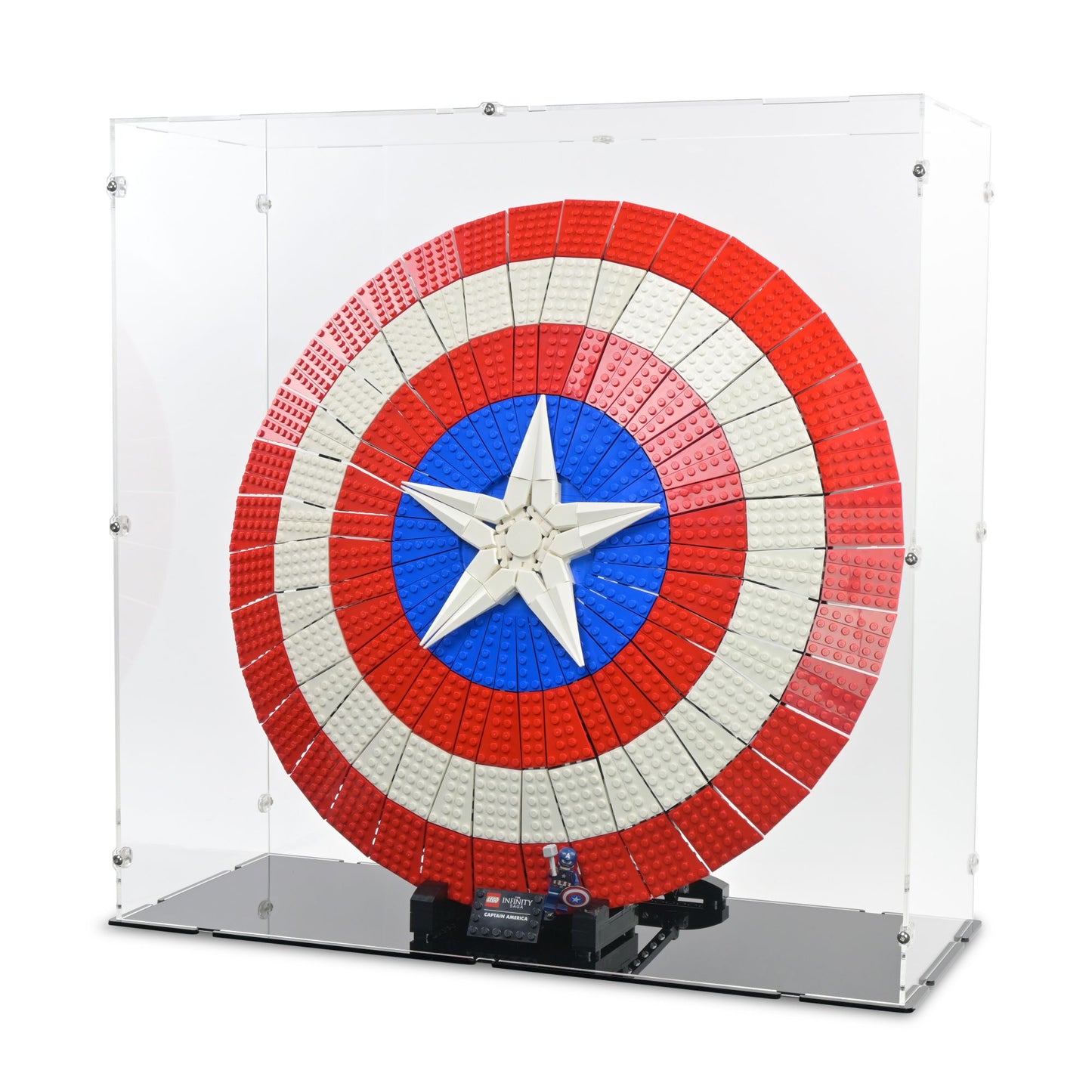 76262 Captain America's Shield - Acrylic Display Case Lego