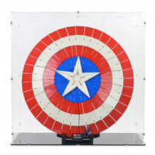 76262 Captain Americas Schild - Acryl Vitrine Lego