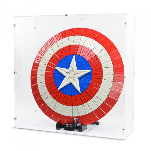 76262 Captain Americas Schild - Acryl Vitrine Lego