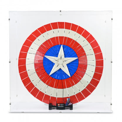 76262 Captain Americas Schild - Acryl Vitrine Lego