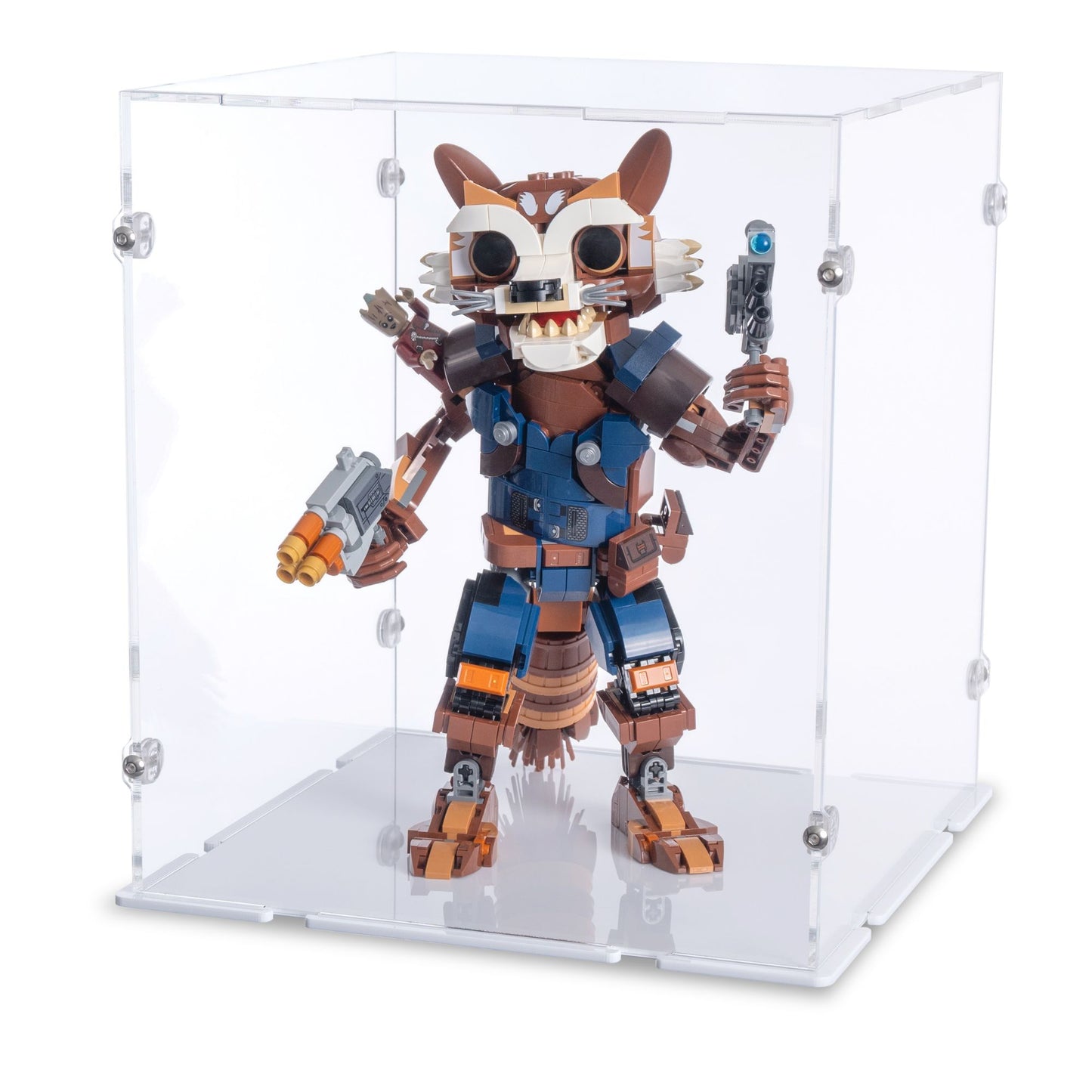 76282 Rocket & Baby Groot - Acryl Vitrine Lego