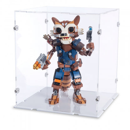 76282 Rocket & Baby Groot - Acryl Vitrine Lego
