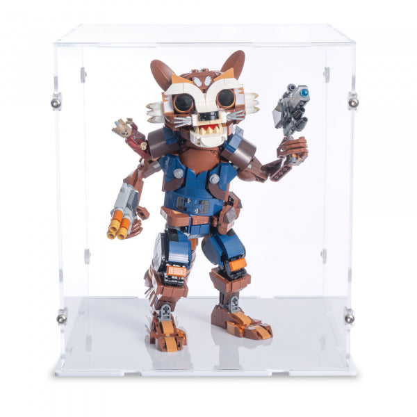 76282 Rocket & Baby Groot - Acryl Vitrine Lego