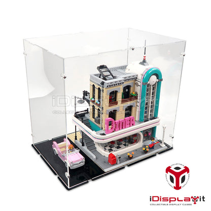 10260 American Diner (Extended) - Acrylic Display Case Lego