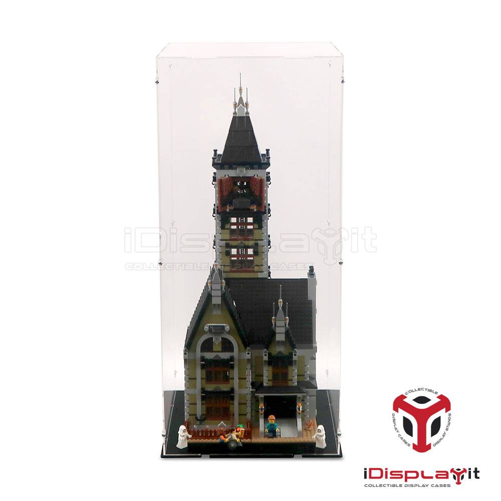 10273 Haunted House Ghost House (Closed) - Acrylic Display Case Lego