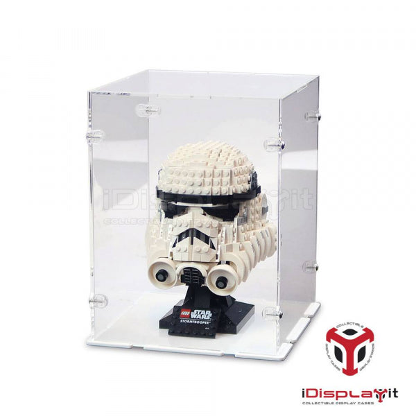 75274 + 75276 + 75277 + 75304 + 75305 + 75327 + 75328 + 75343 Star Wars Helme - Acryl Vitrine Lego