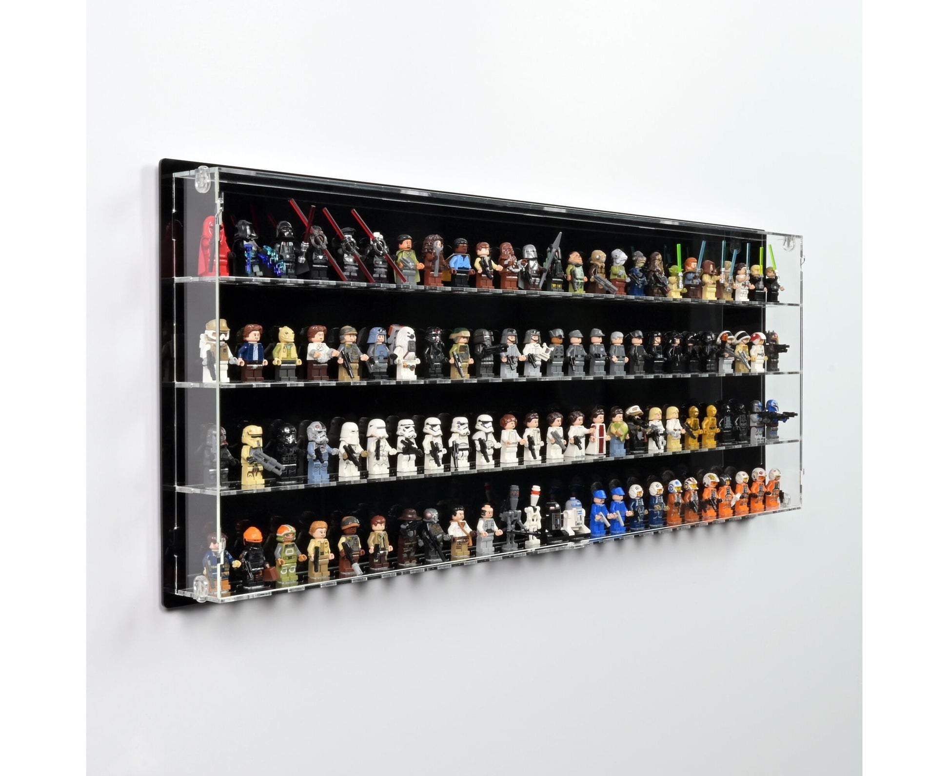lego aufbewahrung wand 100 Lego Minifiguren