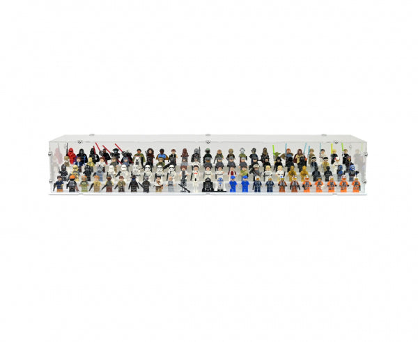 100 Lego Minifiguren - Acryl Vitrine
