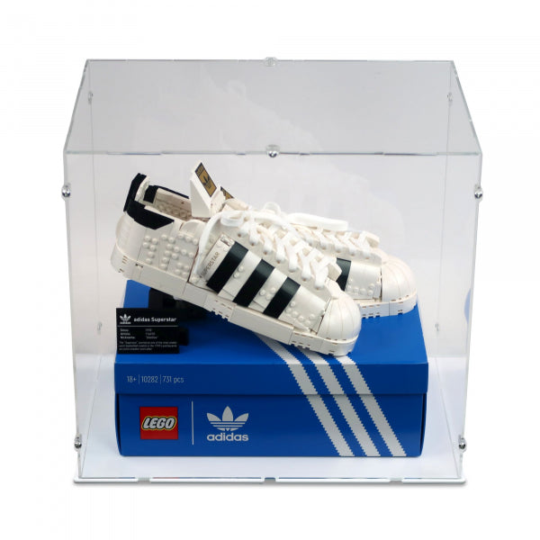 10282 adidas Originals Superstar + Karton - Acryl Vitrine
