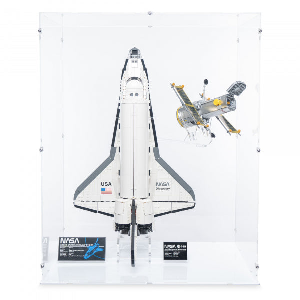 10283 NASA-Spaceshuttle „Discovery“ - Vertikal & Ständer - Acryl Vitrine Lego