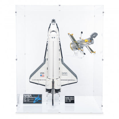 10283 NASA-Spaceshuttle „Discovery“ - Vertikal & Ständer - Acryl Vitrine Lego