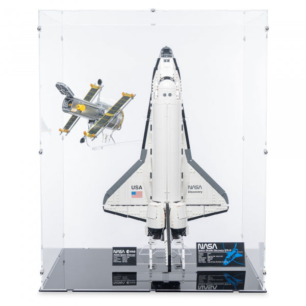 10283 NASA-Spaceshuttle „Discovery“ - Vertikal & Ständer - Acryl Vitrine Lego