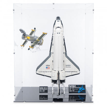 10283 NASA-Spaceshuttle „Discovery“ - Vertikal & Ständer - Acryl Vitrine Lego