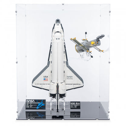 10283 NASA-Spaceshuttle „Discovery“ - Vertikal & Ständer - Acryl Vitrine Lego