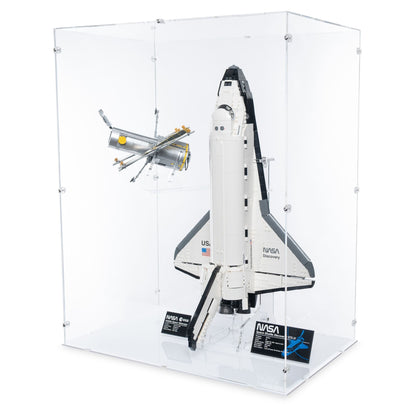 10283 NASA-Spaceshuttle „Discovery“ - Vertikal & Ständer - Acryl Vitrine Lego