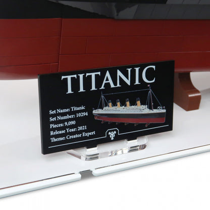 10294 Titanic - Acryl Vitrine Lego