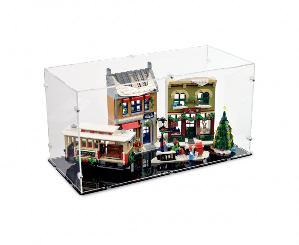 10308 Weihnachtlich geschmückte Hauptstraße - Acryl Vitrine Lego