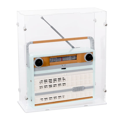 10334 Retro-Kofferradio - Acryl Vitrine Lego