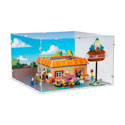 10352 The Simpsons: Krusty Burger - Acrylic Display Case Lego