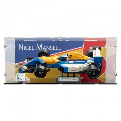 10353 Williams Racing FW14B mit Nigel Mansell - Acryl Vitrine Lego