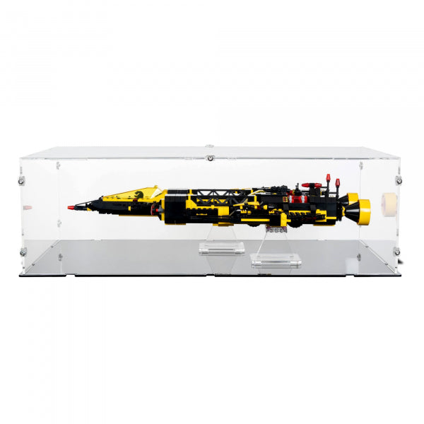 10355 Blacktron Renegade & Ständer - Acryl Vitrine Lego
