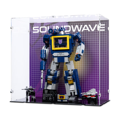10358 Transformers Soundwave - Lego Acryl Vitrine