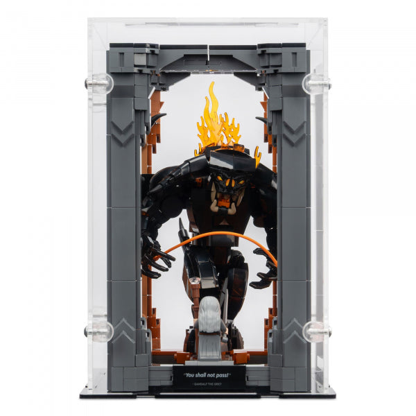 10367 Der Herr der Ringe: Balrog Bücherstütze (geschlossen) - Acryl Vitrine Lego