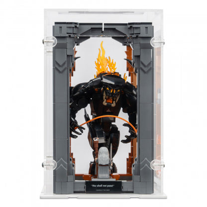10367 Der Herr der Ringe: Balrog Bücherstütze (geschlossen) - Acryl Vitrine Lego