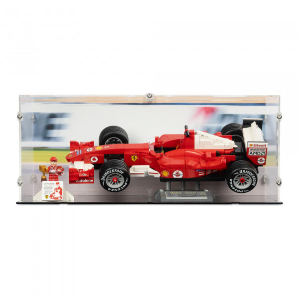 11375 Ferrari F2004 und Michael Schumacher - Acryl Vitrine Lego